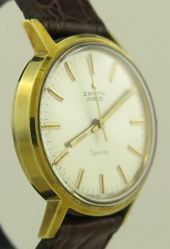 Zenith Vintage ref 35mm Yellow gold and Stainless steel Silver 2