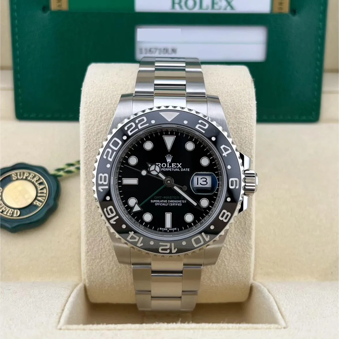 Rolex GMT-Master II 116710LN-0001 40mm Stainless steel Black 3