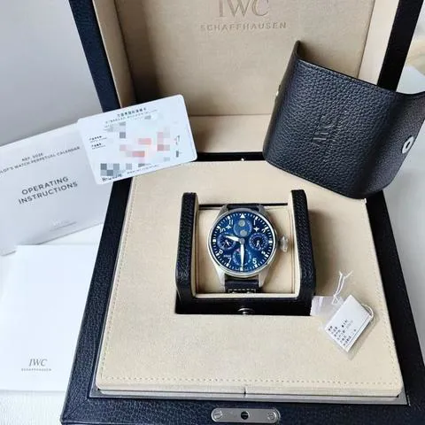 IWC Big Pilot IW503605 46.2mm Stainless steel Blue