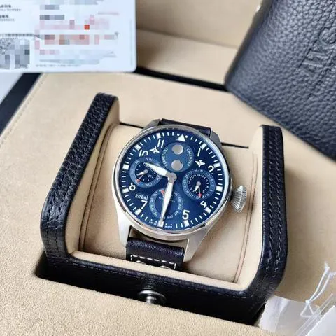 IWC Big Pilot IW503605 46.2mm Stainless steel Blue 1