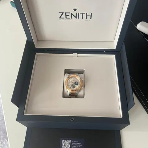 Zenith Chronomaster Sport 51.3100.3600/69.M3100 41mm Yellow gold and Stainless steel Silver 2