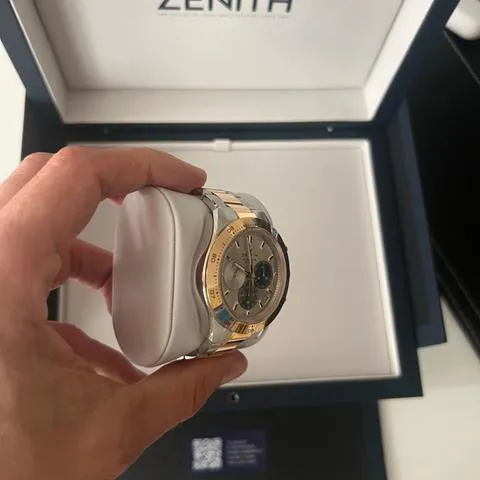 Zenith Chronomaster Sport 51.3100.3600/69.M3100 41mm Yellow gold and Stainless steel Silver 3