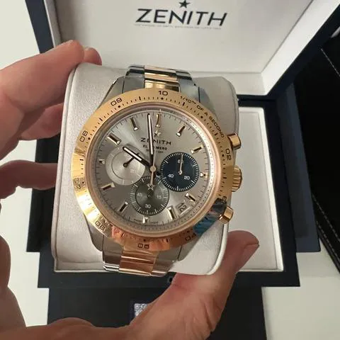 Zenith Chronomaster Sport 51.3100.3600/69.M3100 41mm Yellow gold and Stainless steel Silver 4