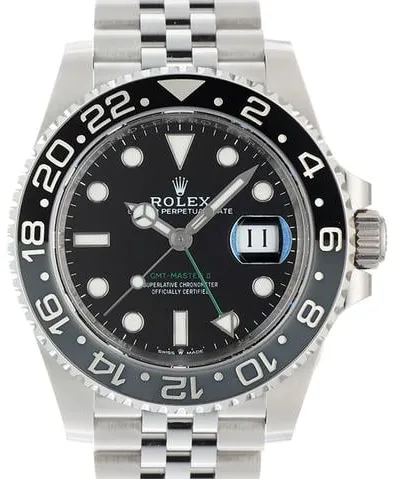 Rolex GMT-Master II 126710GRNR 40mm Stainless steel Black