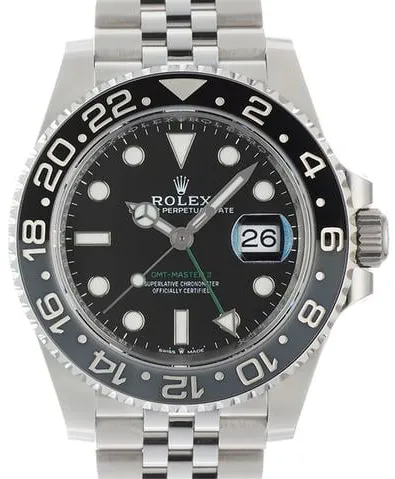 Rolex GMT-Master II 126710GRNR 40mm Stainless steel Black