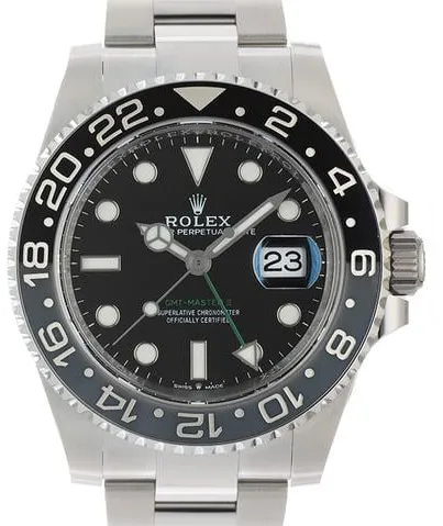 Rolex GMT-Master II 126710GRNR 40mm Stainless steel Black