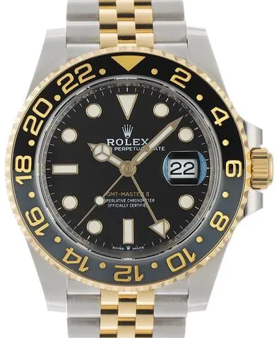 Rolex GMT-Master II 126713GRNR 40mm Yellow gold and Stainless steel Black