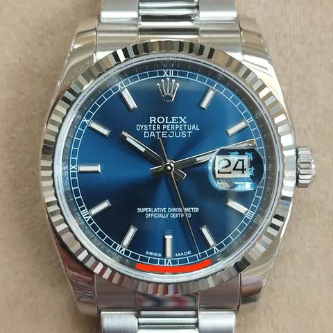 Rolex Datejust 36 116234 36mm Stainless steel Blue