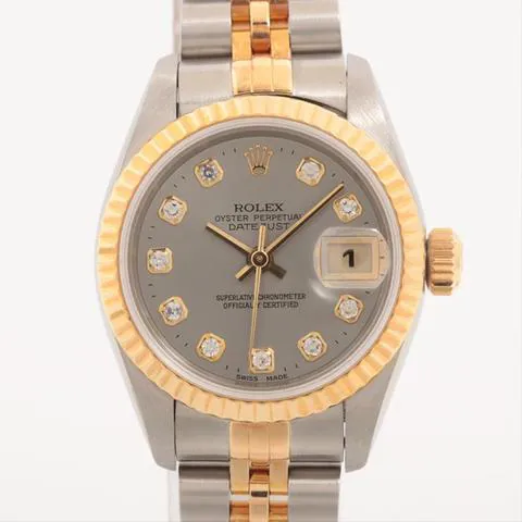 Rolex Datejust 69173G 25mm Yellow gold and Stainless steel Silver