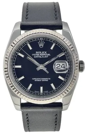 Rolex Datejust 36 116234 36mm Stainless steel Black