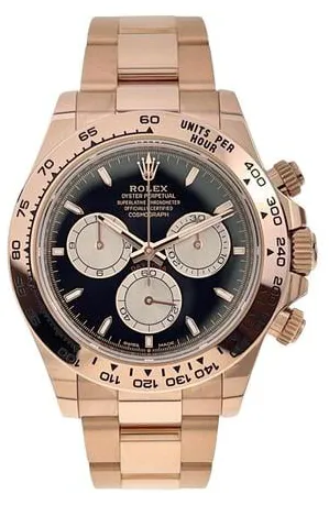 Rolex Daytona 126505 40mm Rose gold Black