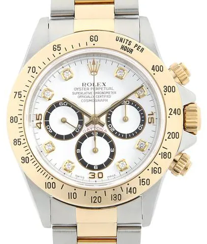 Rolex Daytona 16523G 40mm Yellow gold and Stainless steel White