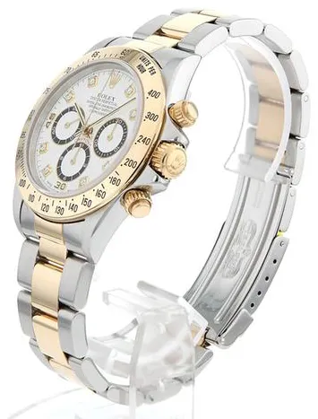 Rolex Daytona 16523G 40mm Yellow gold and Stainless steel White 1