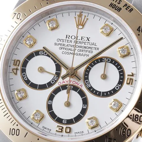 Rolex Daytona 16523G 40mm Yellow gold and Stainless steel White 5