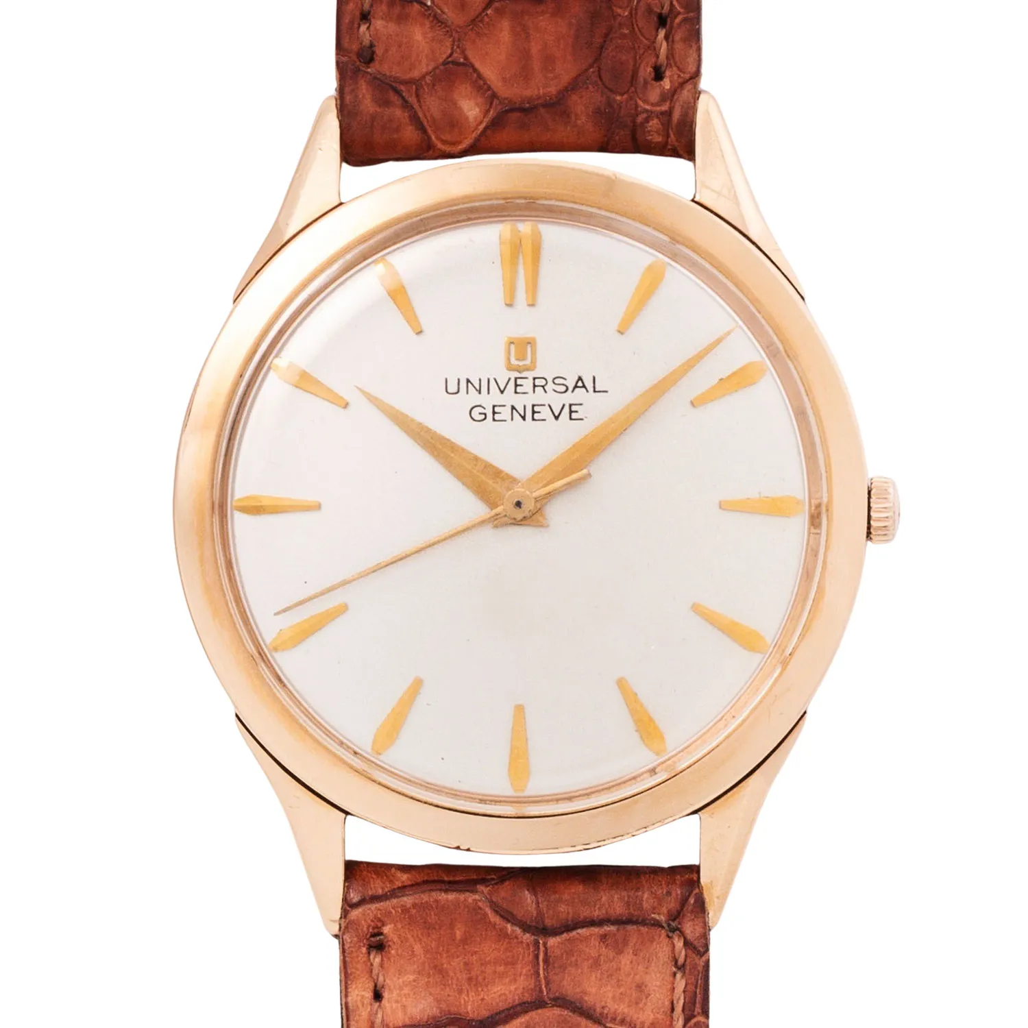 Universal Genève 106548-11 33.5mm 18k rose gold