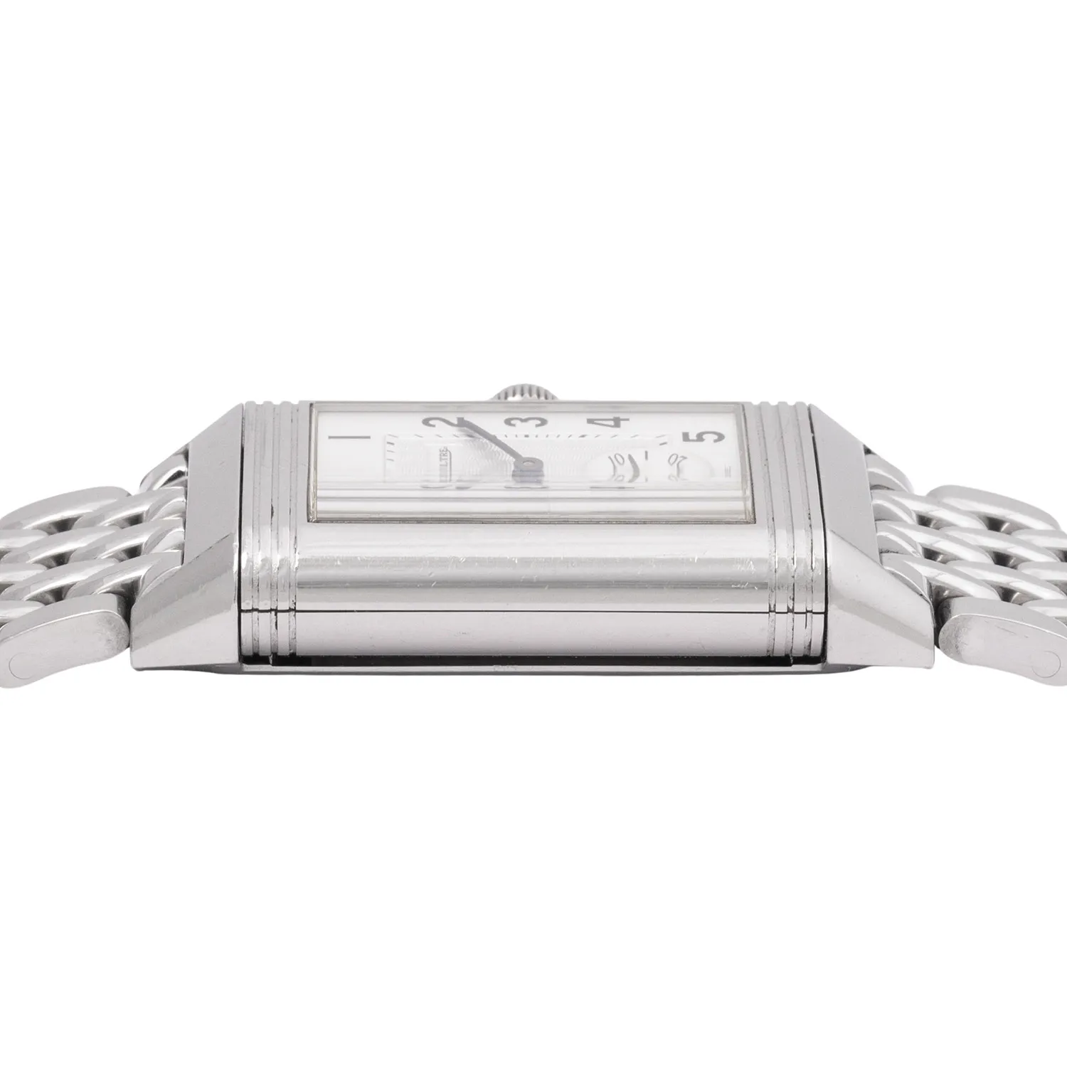 Jaeger-LeCoultre Reverso Duoface 272.8.54 42mm Stainless steel Silver and Gray 4