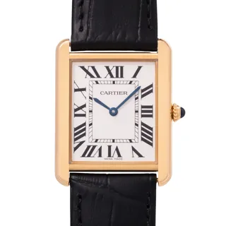 Cartier Tank Solo 3167 | Stainless steel and Yellow gold