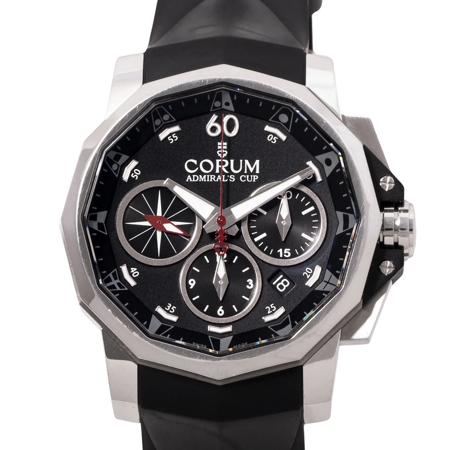 Corum Admiral's Cup 753.671.20/F371 51mm Stainless steel Black