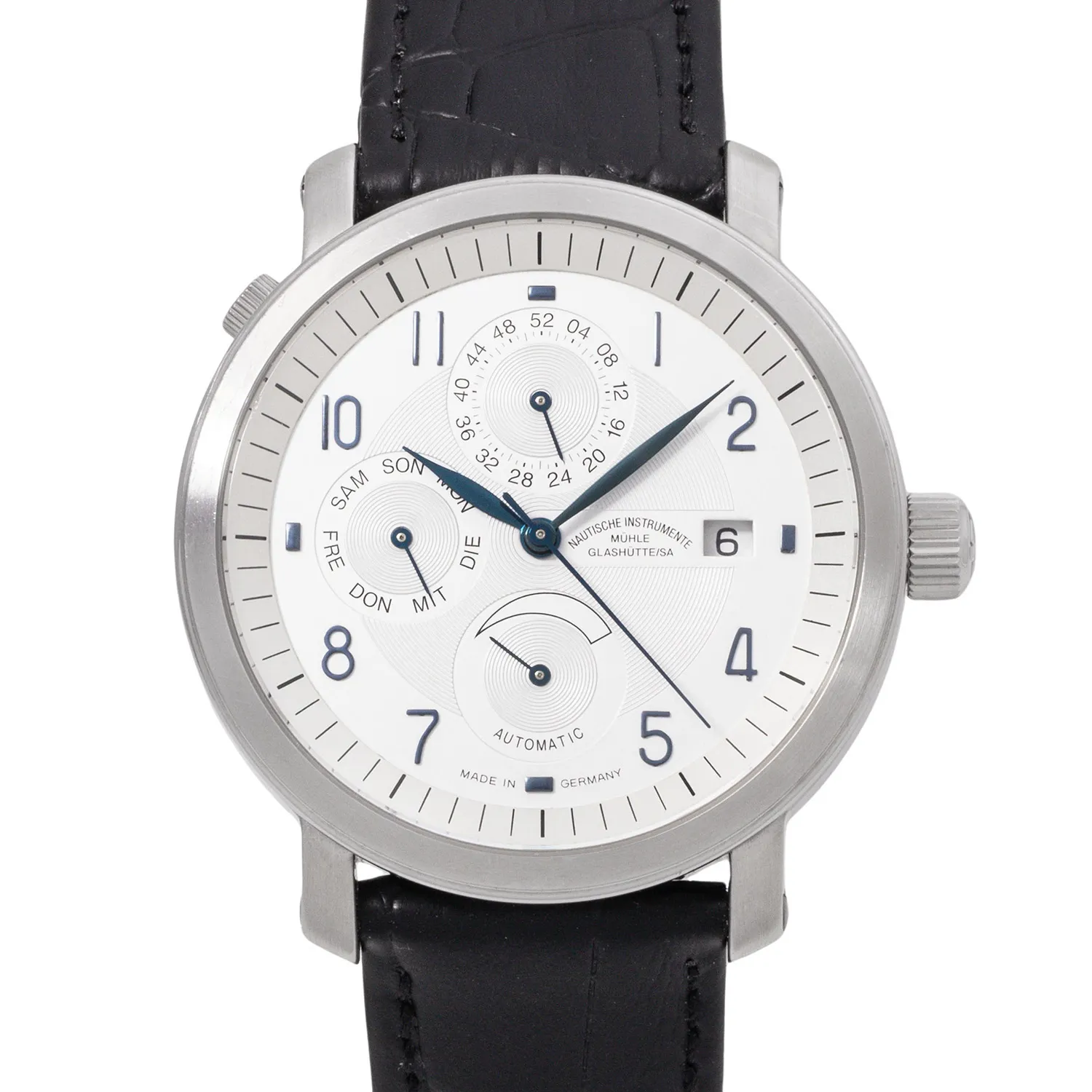 Mühle Glashütte M1-30-60 40mm Stainless steel White