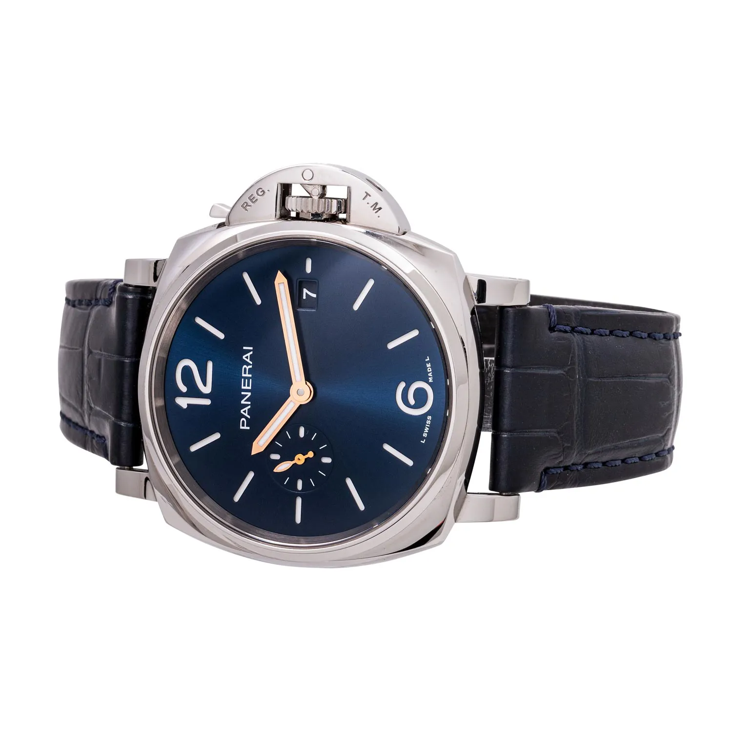 Panerai Luminor Due PAM 01274 50mm Stainless steel Blue 5