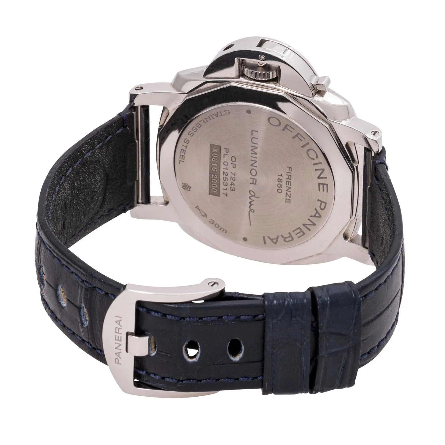 Panerai Luminor Due PAM 01274 50mm Stainless steel Blue 6