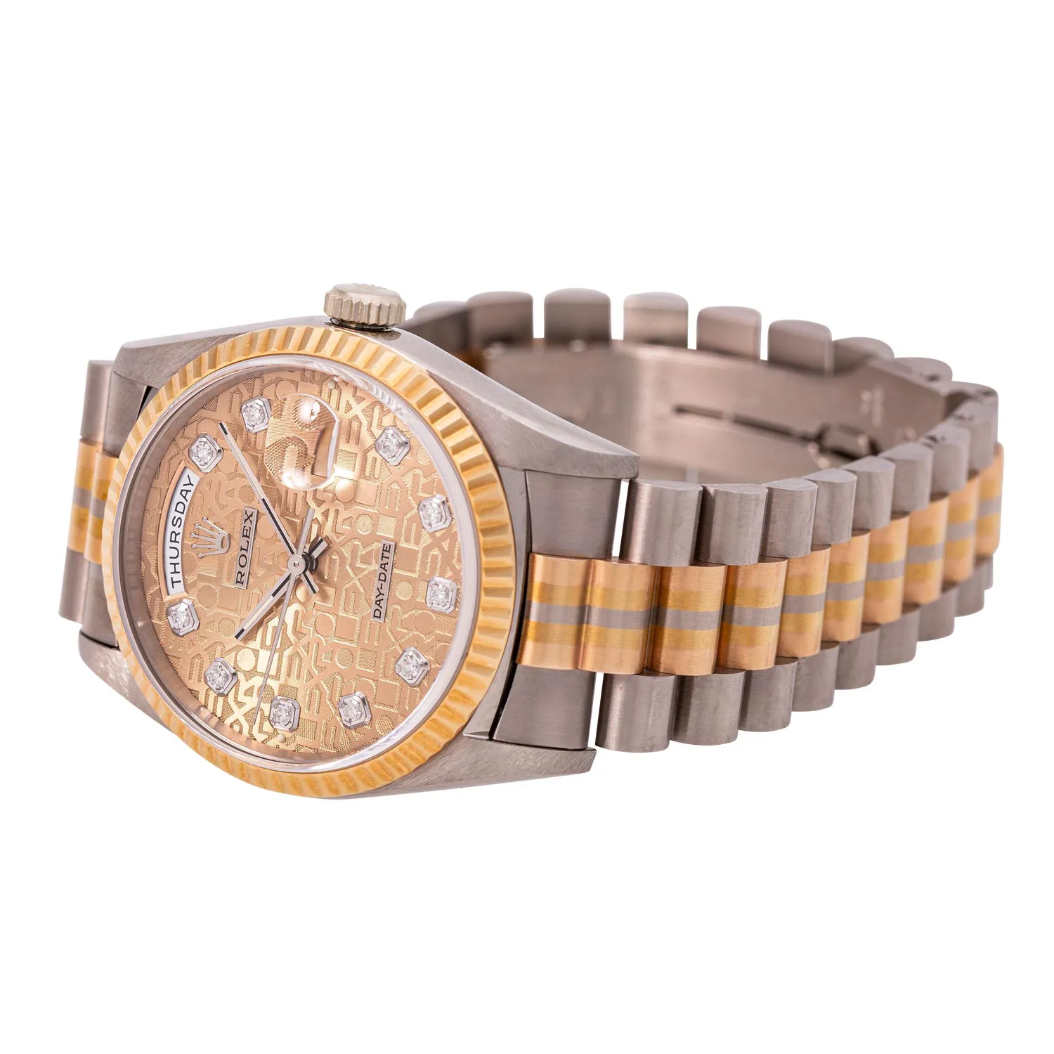 Rolex Oyster Perpetual 31 18239B 43mm Tricolored gold Gold 5