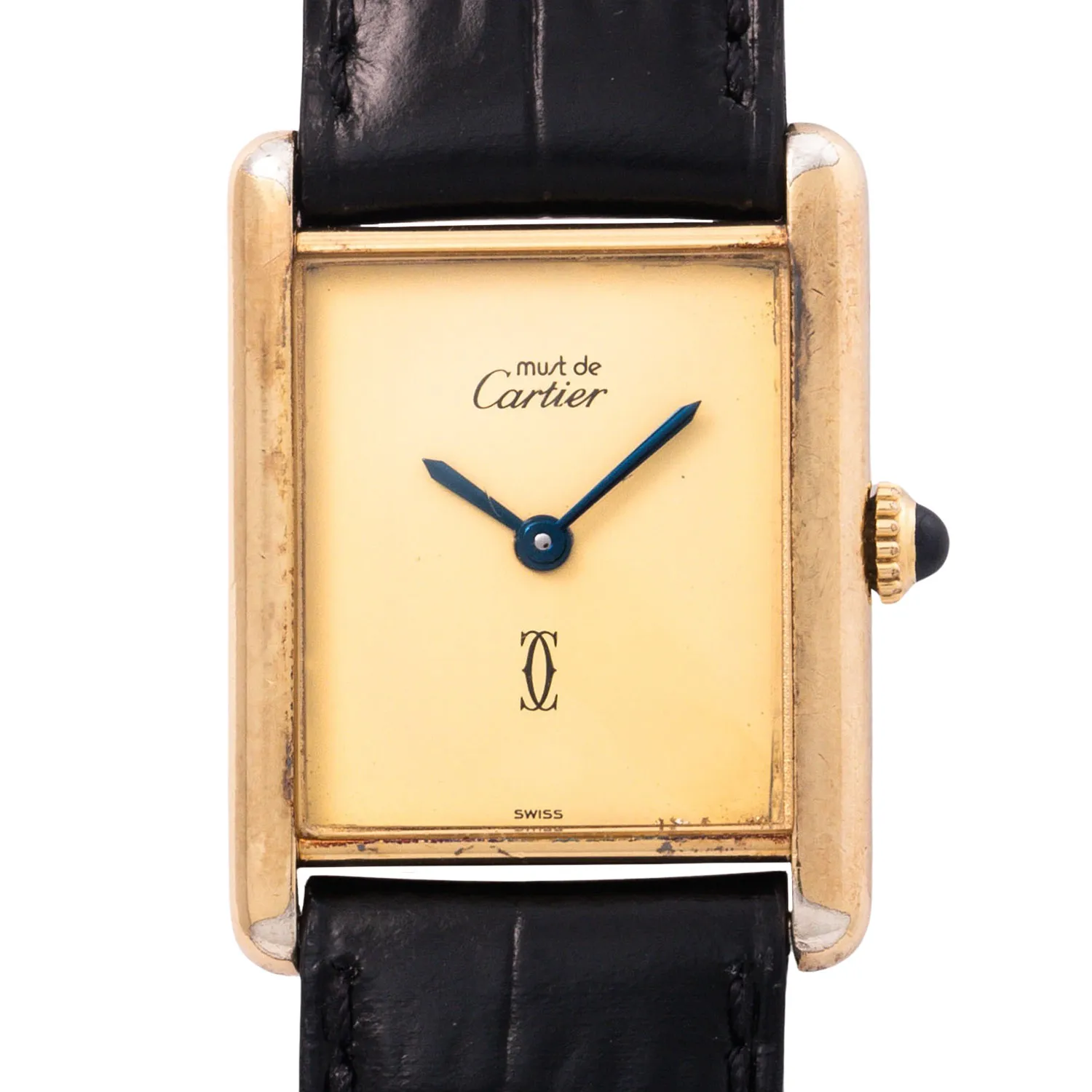 Cartier Tank 30mm Gold-plated silver Ivory