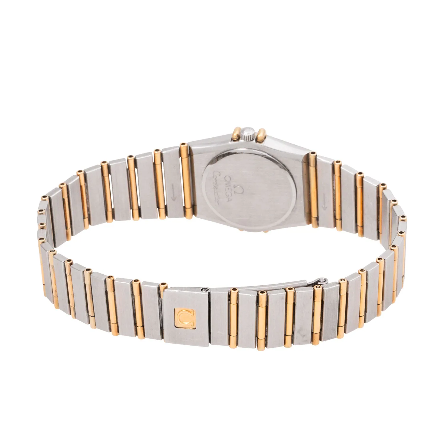 Omega Constellation 1275.10.00 27mm Stainless steel and Diamond and 18k yellow gold White 5