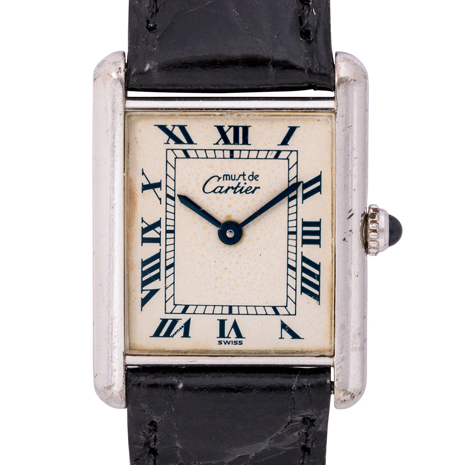 Cartier Tank 1616 23mm Silver White