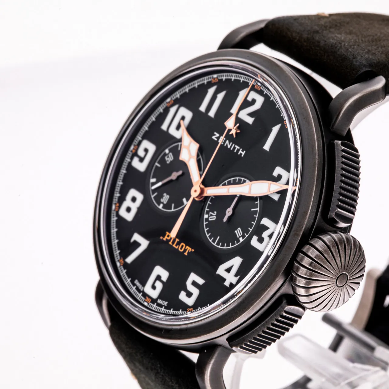 Zenith Pilot 11.2432.4069/21.C900 45mm Stahl Black 2