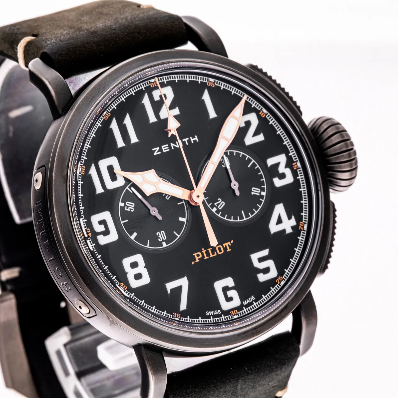 Zenith Pilot 11.2432.4069/21.C900 45mm Stahl Black 5