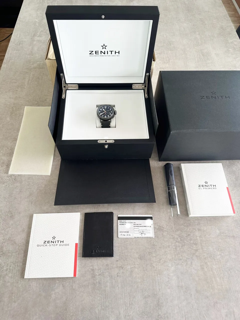 Zenith Pilot 11.2432.4069/21.C900 45mm Stahl Black 10