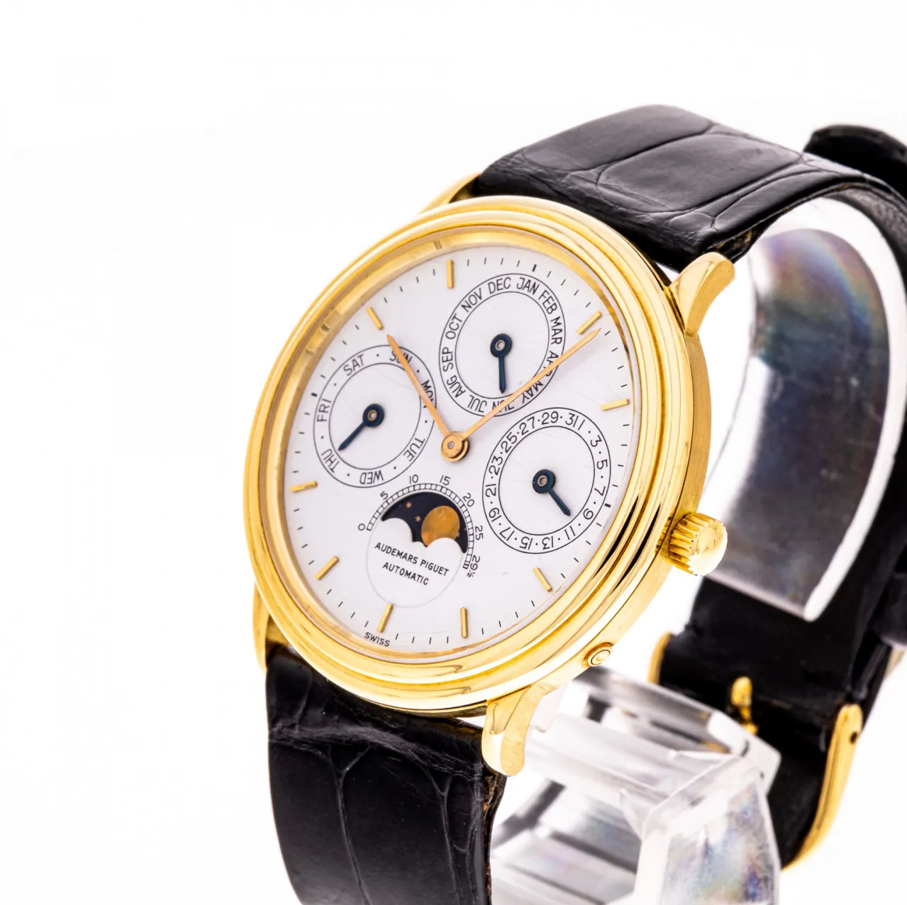 Audemars Piguet Quantiême Perpetual 25657BA 36mm Yellow gold White 3