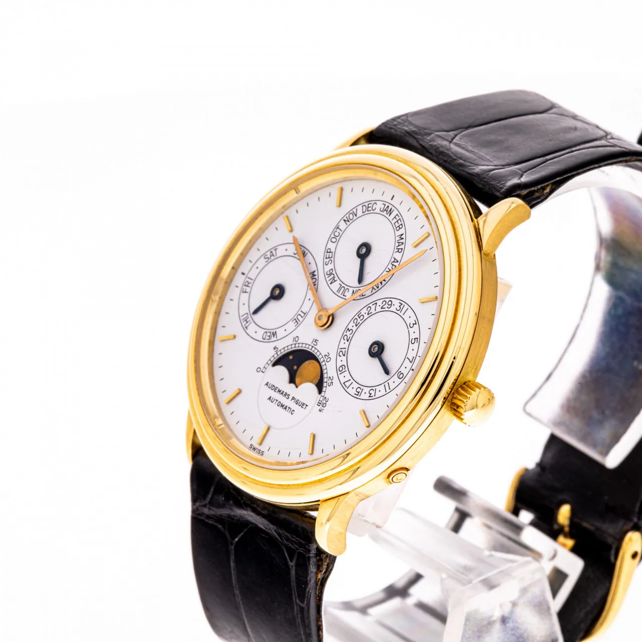 Audemars Piguet Quantiême Perpetual 25657BA 36mm Yellow gold White 4