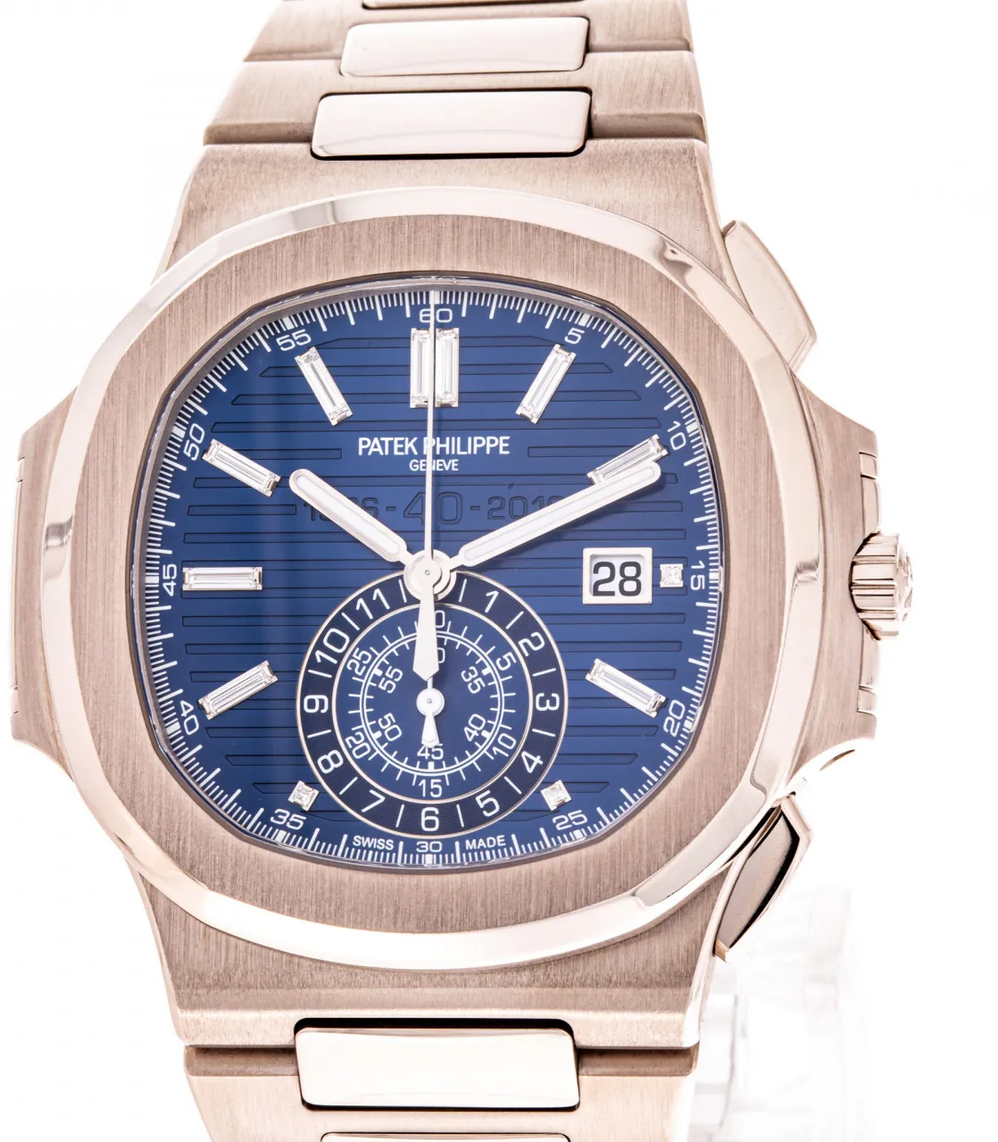 Patek Philippe Nautilus 5976/1G-001 44mm White gold Blue