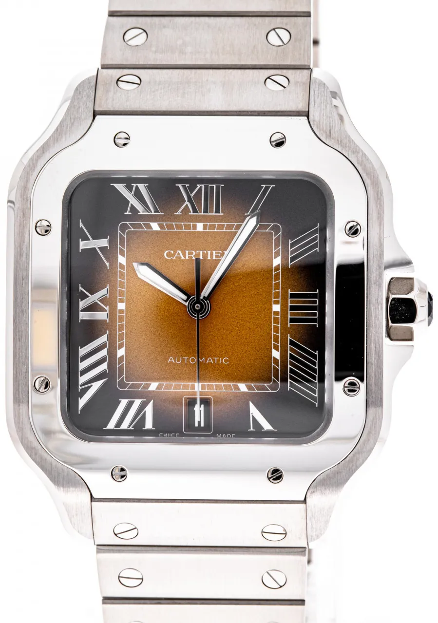 Cartier Santos de Cartier WSSA0064 40mm Stahl Brown