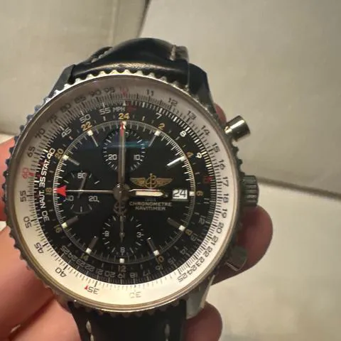 Breitling Navitimer World A2432212/B726 46mm Stainless steel Black 9