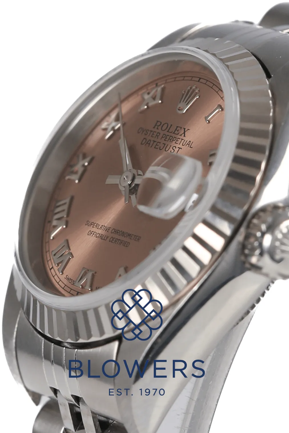 Rolex Lady-Datejust 79174 26mm Stainless steel Salmon 5