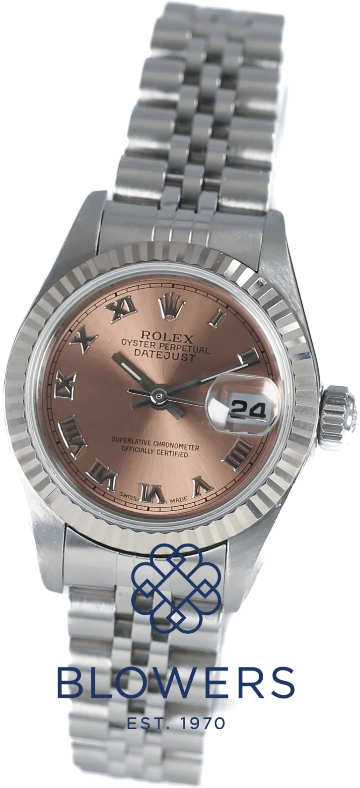 Rolex Lady-Datejust 79174 26mm Stainless steel Salmon 7