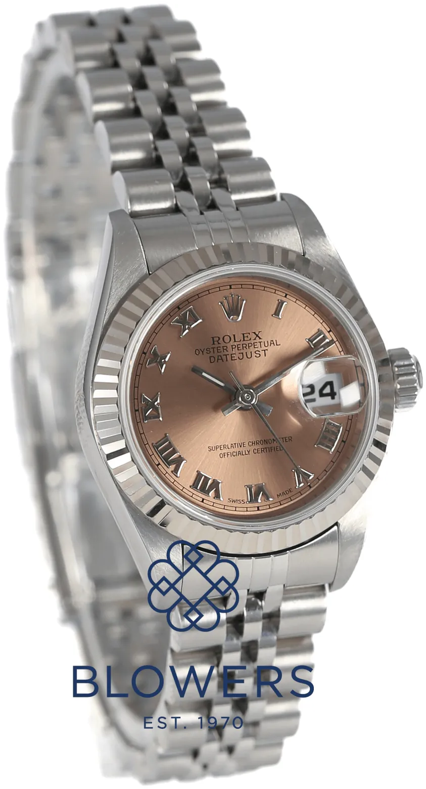 Rolex Lady-Datejust 79174 26mm Stainless steel Salmon 8