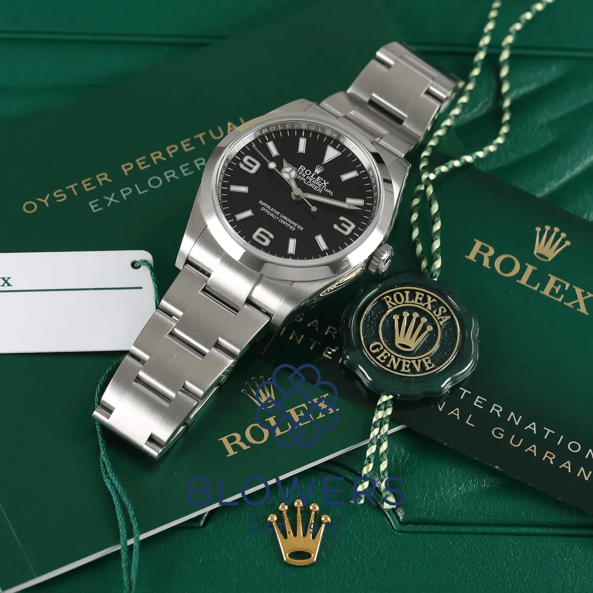 Rolex Explorer 124270 36mm Stainless steel Black 1