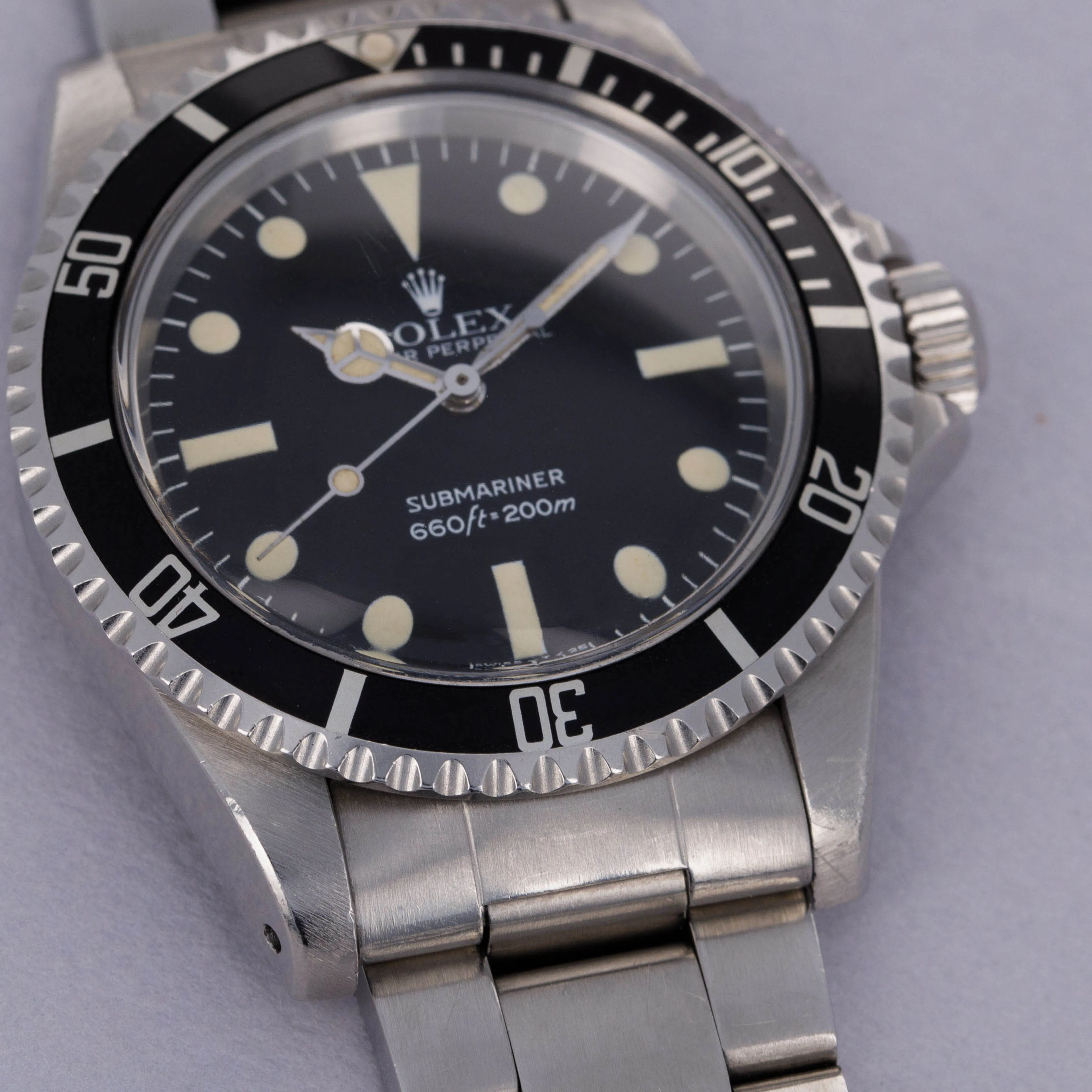 Rolex Submariner 5513 40mm Stainless steel Black 1