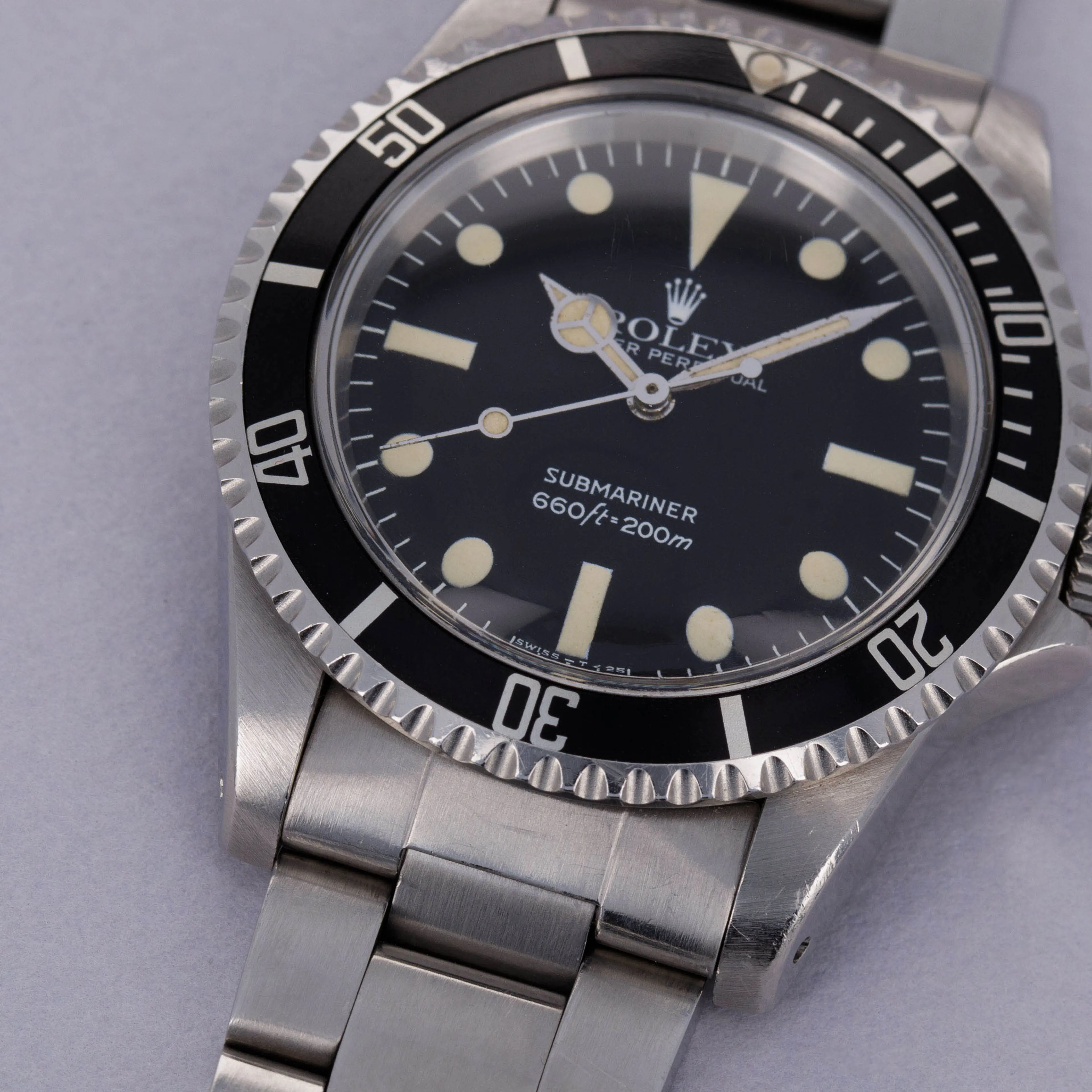 Rolex Submariner 5513 40mm Stainless steel Black 2