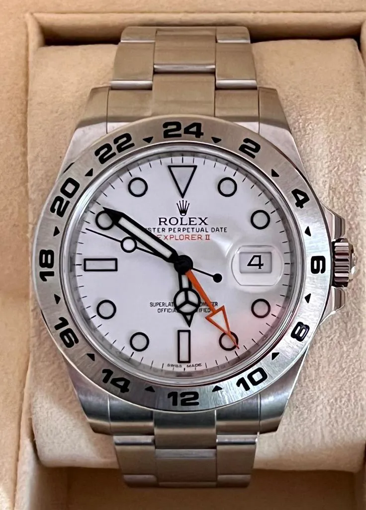 Rolex Explorer II 216570 42mm Stainless steel White 2