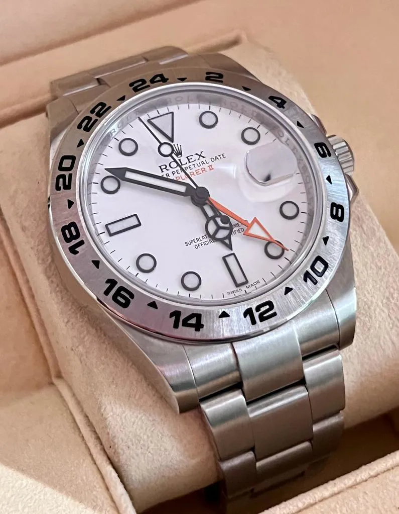 Rolex Explorer II 216570 42mm Stainless steel White 5