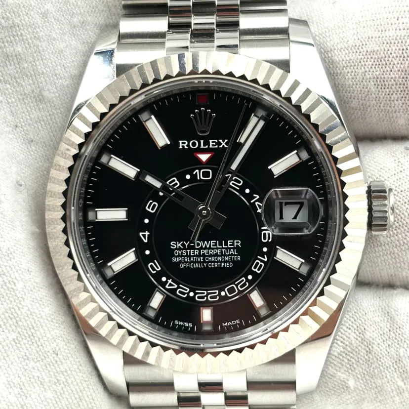 Rolex Sky-Dweller 326934-0006 42mm Stainless steel Black