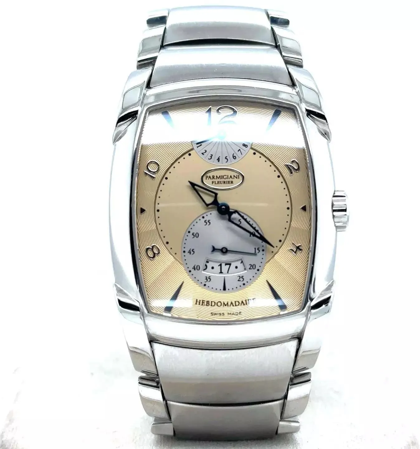 Parmigiani Fleurier Kalpa PF003333.01 37mm Stainless steel Salmon