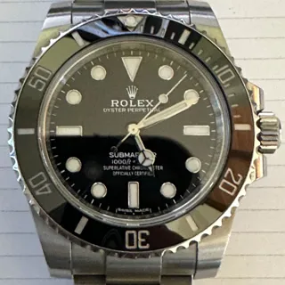 Rolex Submariner (No Date) 114060 Stainless steel Black