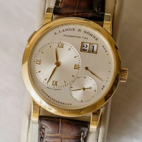 A. Lange & Söhne Lange 1 101.021 38.5mm Yellow gold Silver