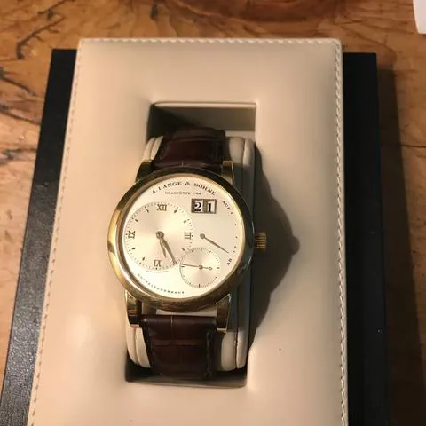 A. Lange & Söhne Lange 1 101.021 38.5mm Yellow gold Silver 11